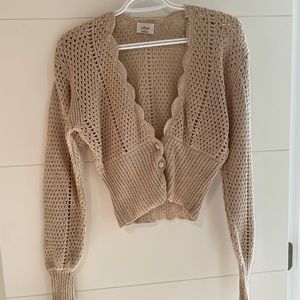 Wilfred Scallop Cardigan